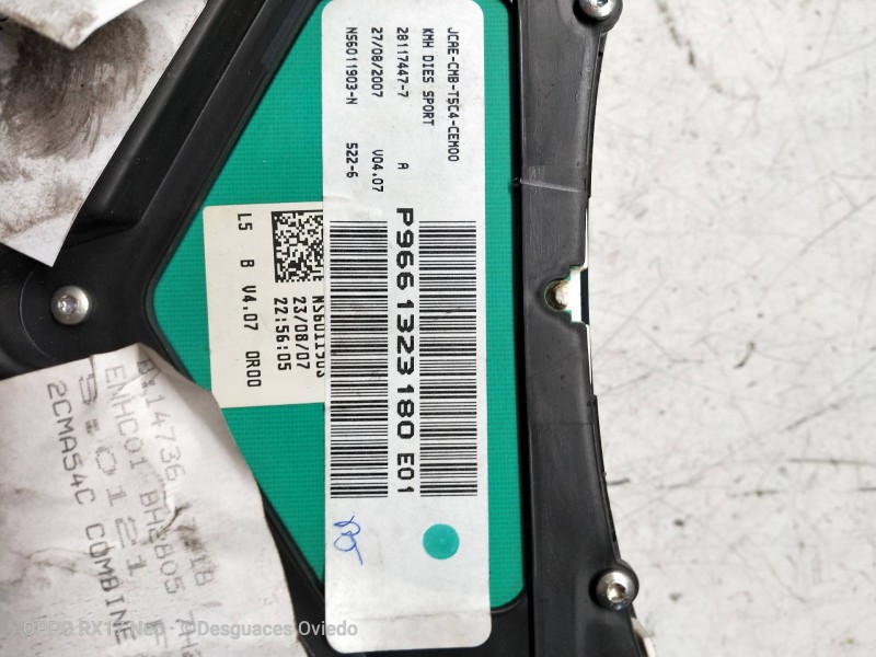 Recambio de cuadro instrumentos para peugeot 307 berlina (s2) xs + referencia OEM IAM P9661323180 281174477 