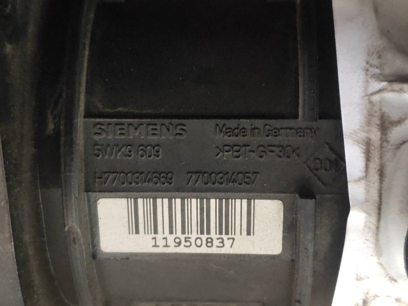 Recambio de caudalimetro para renault laguna ii (bg0) authentique referencia OEM IAM 5WK9609 7700314669 7700314057