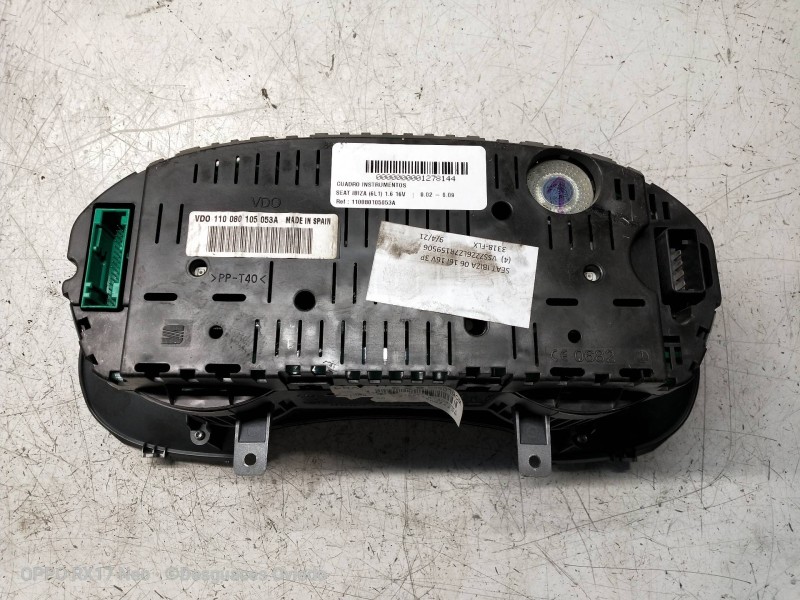 Recambio de cuadro instrumentos para seat ibiza (6l1) 1.6 16v referencia OEM IAM 110080105053A W06L0920823 