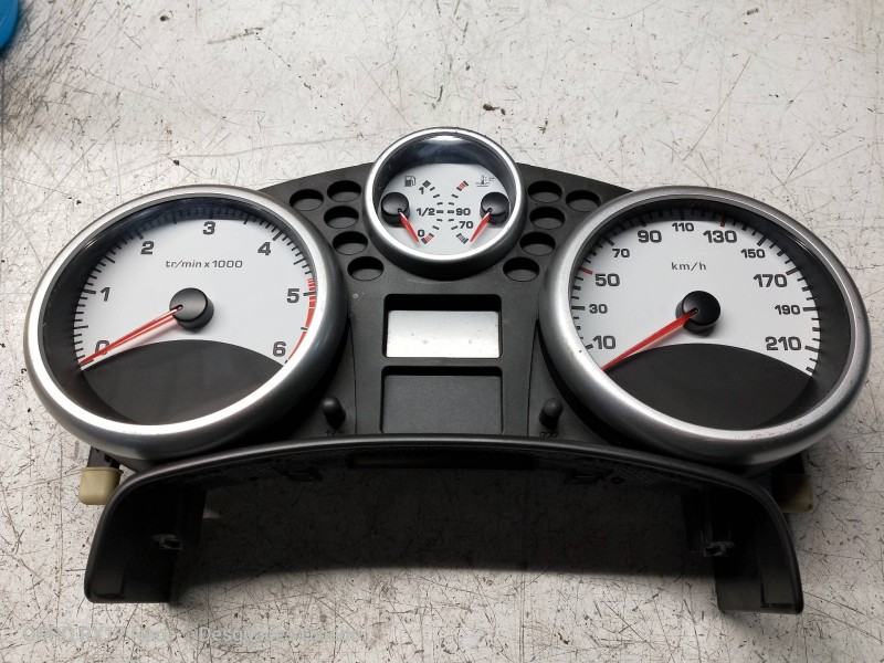Recambio de cuadro instrumentos para peugeot 207 confort referencia OEM IAM A2C53190340 966290478002 