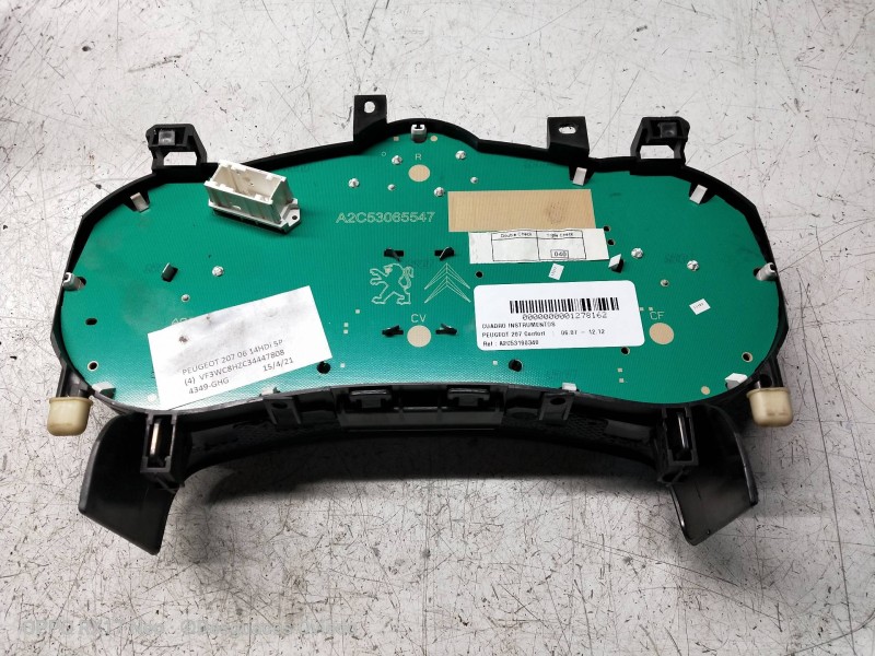 Recambio de cuadro instrumentos para peugeot 207 confort referencia OEM IAM A2C53190340 966290478002 
