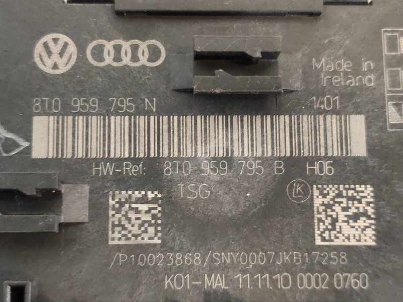 Recambio de modulo electronico para audi a4 ber. (b8) básico quattro referencia OEM IAM 8T0959795N 8T0959795B 