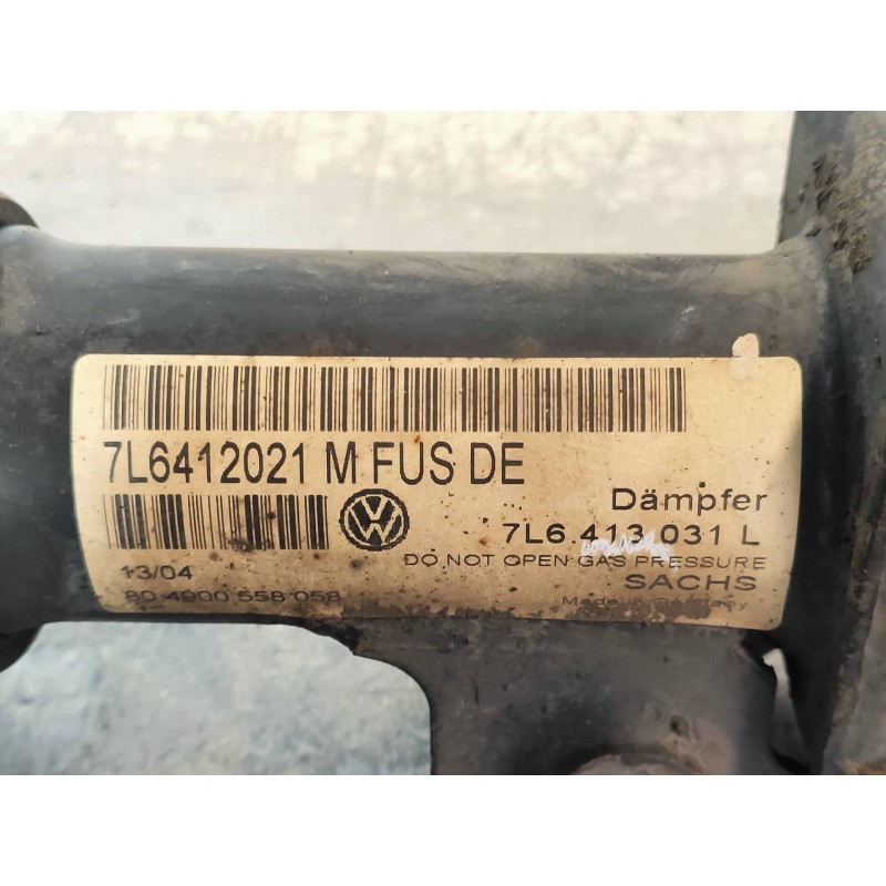 Recambio de amortiguador delantero izquierdo para volkswagen touareg (7la) tdi r5 referencia OEM IAM 7L6412021M  