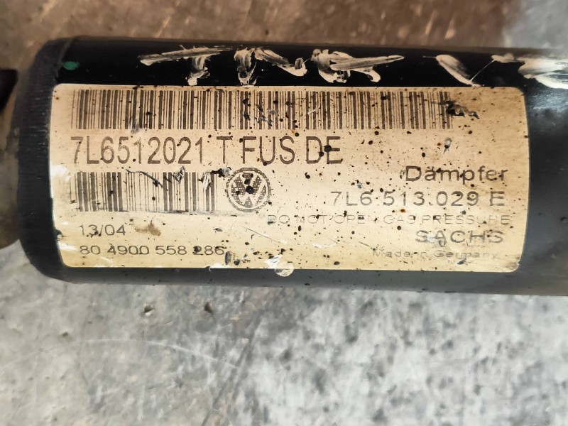 Recambio de amortiguador trasero izquierdo para volkswagen touareg (7la) tdi r5 referencia OEM IAM 7L0512021T 7L6513029E 