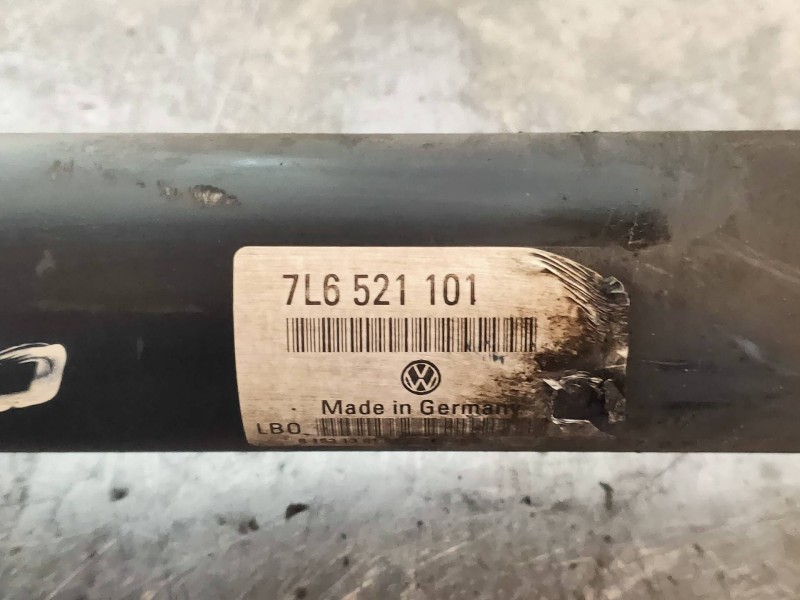 Recambio de transmision central delantera para volkswagen touareg (7la) tdi r5 referencia OEM IAM 7L6521101  