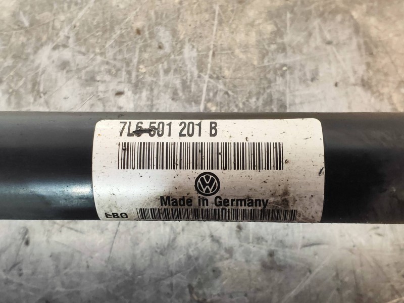 Recambio de transmision trasera derecha para volkswagen touareg (7la) tdi r5 referencia OEM IAM 7L6501201B  