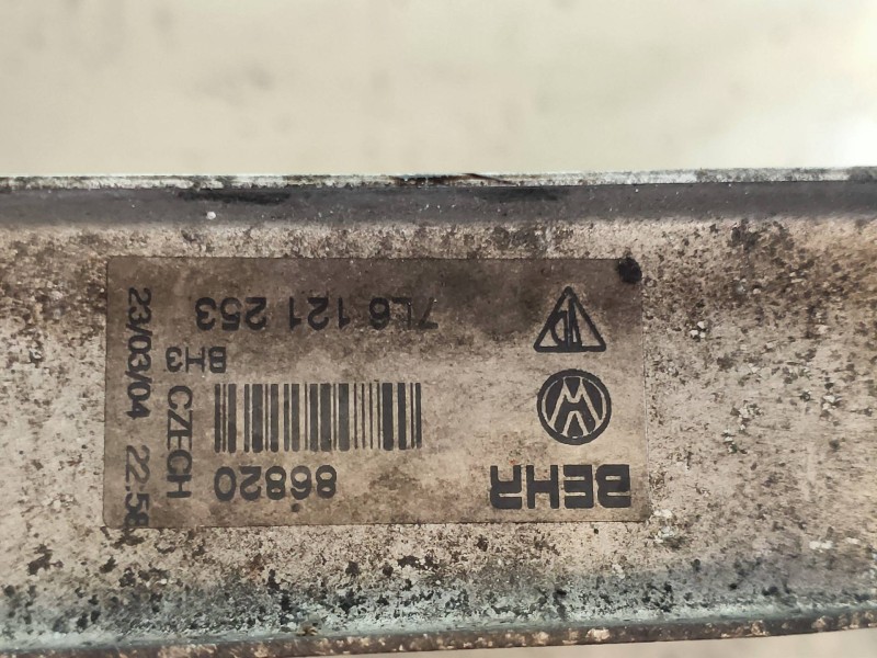 Recambio de radiador agua para volkswagen touareg (7la) tdi r5 referencia OEM IAM 7L6121253  