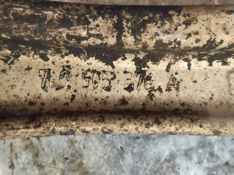 Recambio de brazo suspension superior trasero izquierdo para volkswagen touareg (7la) tdi r5 referencia OEM IAM 7L0505376A  