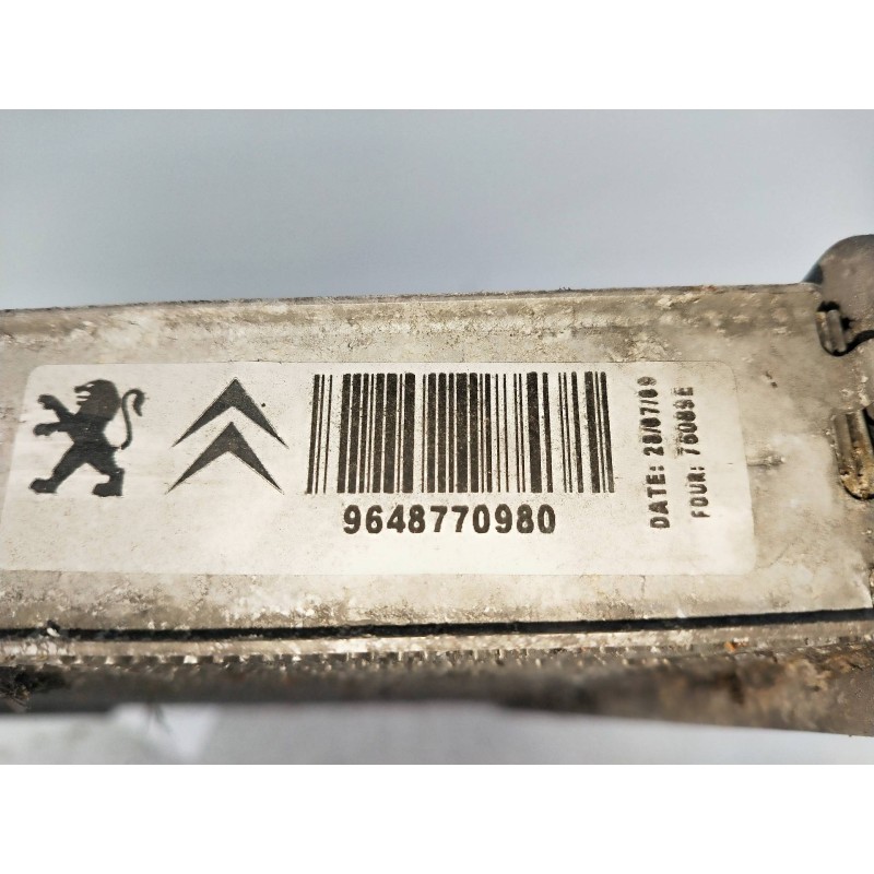 Recambio de radiador agua para peugeot 607 (s2) 2.0 16v hdi fap cat (rhr / dw10bted4) referencia OEM IAM 9648770980  