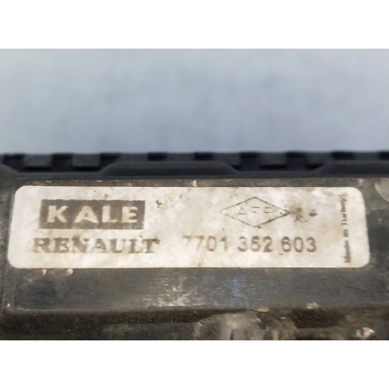 Recambio de radiador agua para renault clio ii fase ii (b/cb0) 1.5 dci diesel referencia OEM IAM 7701352603  
