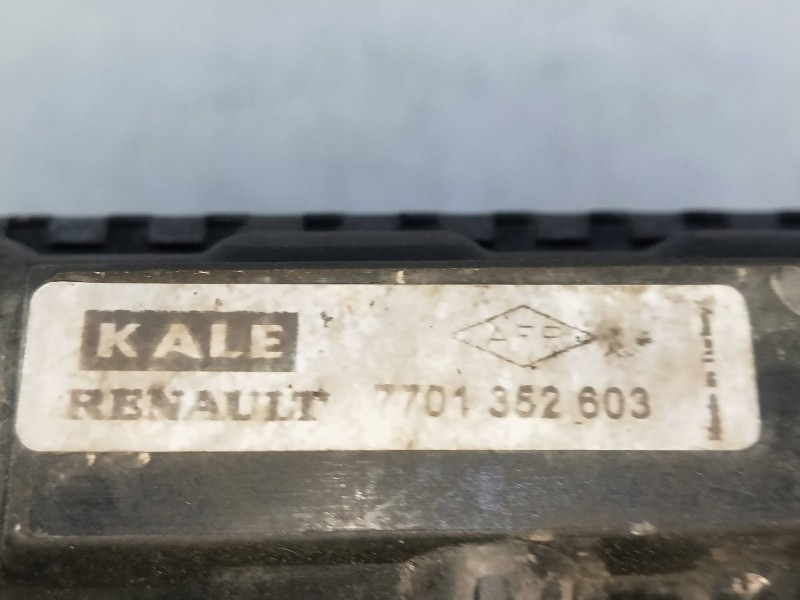 Recambio de radiador agua para renault clio ii fase ii (b/cb0) 1.5 dci diesel referencia OEM IAM 7701352603  