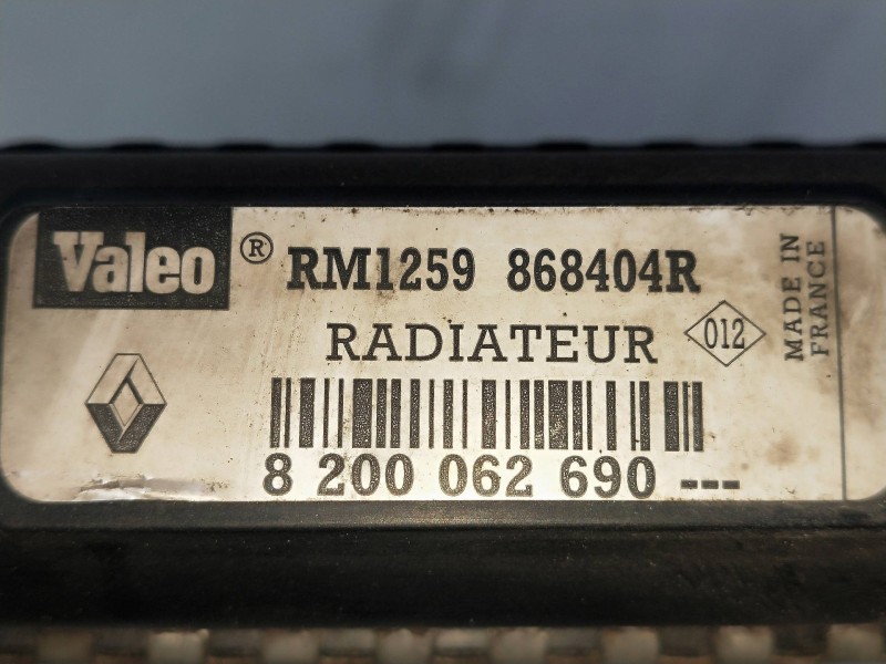Recambio de radiador agua para renault scenic (ja..) 1.6 16v referencia OEM IAM 8200062690 868404R 
