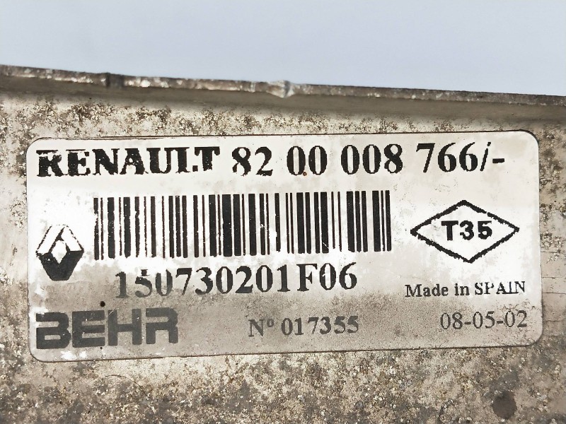 Recambio de radiador agua para renault vel satis (bj0) 3.5 v6 referencia OEM IAM 8200008766 150730201F06 