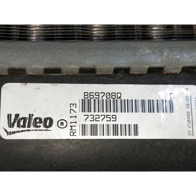 Recambio de radiador agua para mg rover serie 200 (xw) 1.4 16v referencia OEM IAM 869708Q 732759 