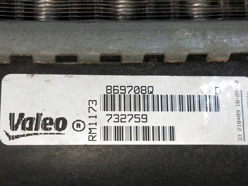 Recambio de radiador agua para mg rover serie 200 (xw) 1.4 16v referencia OEM IAM 869708Q 732759 