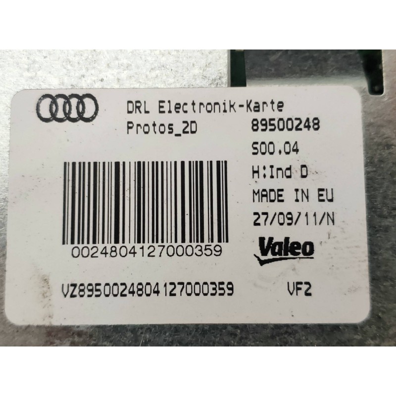 Recambio de centralita faros xenon para audi a5 coupe (8t) 2.0 tfsi (155kw) referencia OEM IAM 89500248  8K0941597C