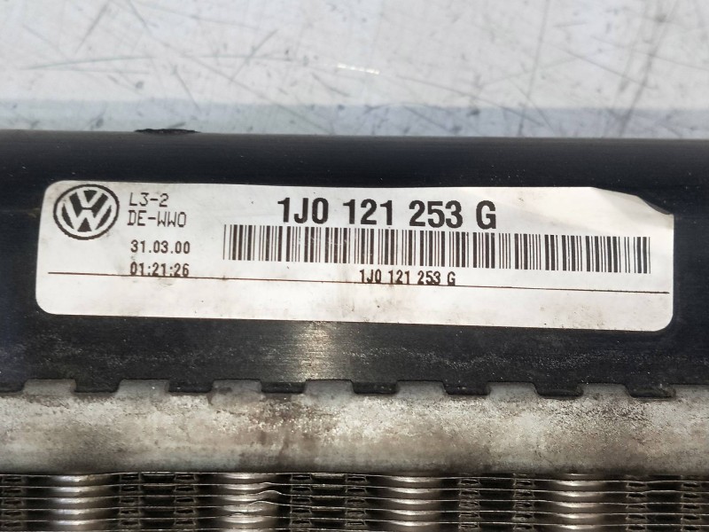 Recambio de radiador agua para seat leon (1m1) 1.6 referencia OEM IAM 1J0121253G  