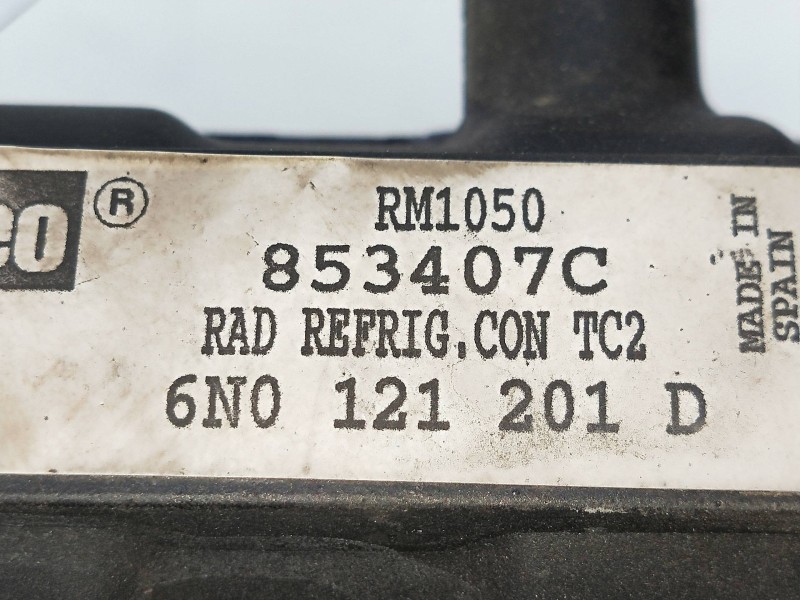 Recambio de radiador agua para volkswagen polo berlina (6n1) 1.9 diesel referencia OEM IAM   