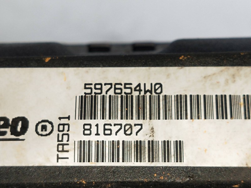 Recambio de radiador agua para fiat panda referencia OEM IAM 597654W0  