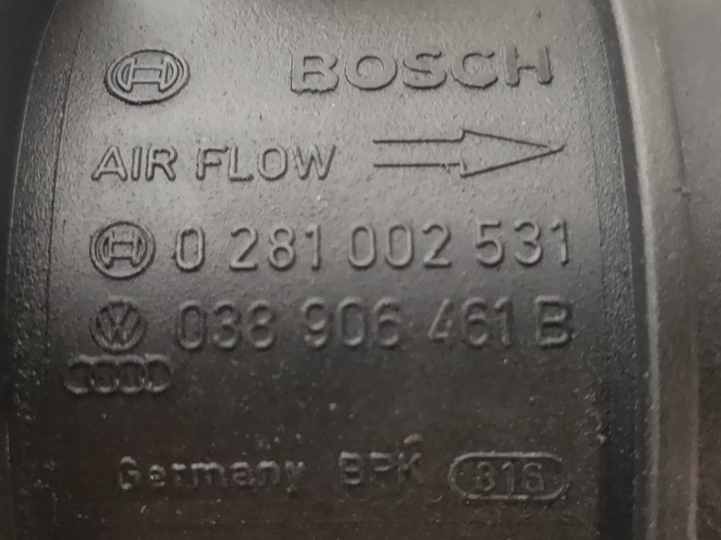 Recambio de caudalimetro para volkswagen golf iv berlina (1j1) básico referencia OEM IAM 0281002531 038906461B 