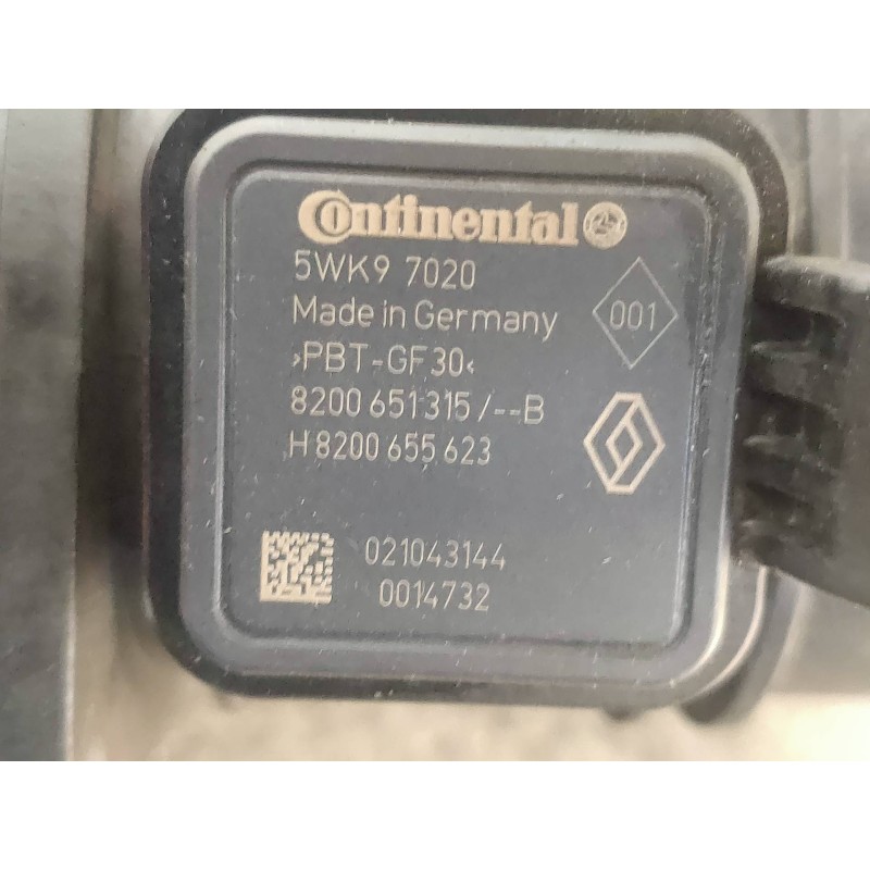 Recambio de caudalimetro para renault trafic caja cerrada (ab 4.01) l2h1 caja cerrada, largo referencia OEM IAM 5WK97020 8200651