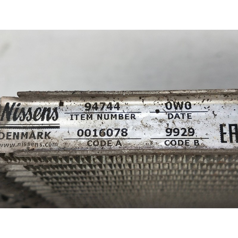 Recambio de condensador / radiador aire acondicionado para alfa romeo 147 (190) 1.9 jtd 8v impression referencia OEM IAM 94744 0