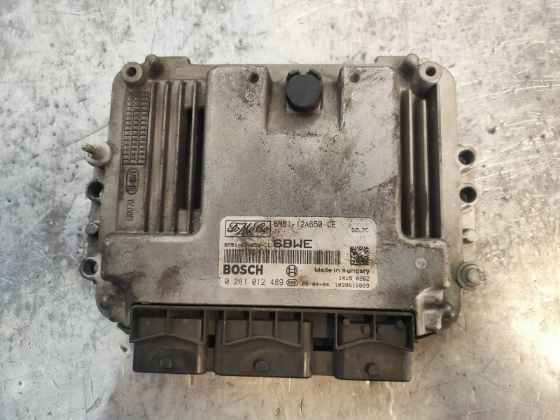 Recambio de centralita motor uce para ford focus berlina (cap) ghia referencia OEM IAM 0281012489 6M5112A650CE 