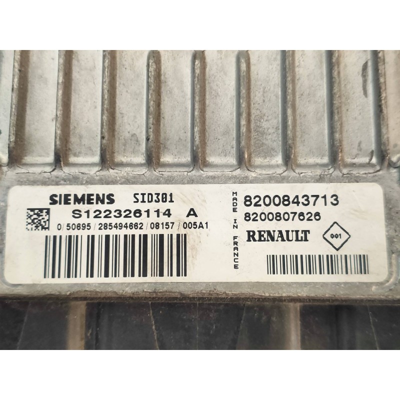 Recambio de centralita motor uce para renault megane ii berlina 5p confort authentique referencia OEM IAM S122326114A 8200843713