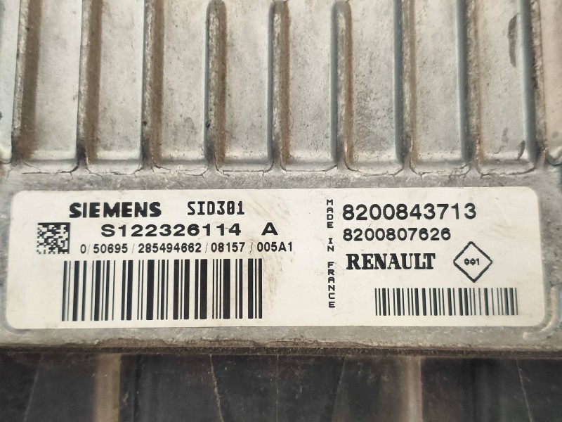 Recambio de centralita motor uce para renault megane ii berlina 5p confort authentique referencia OEM IAM S122326114A 8200843713