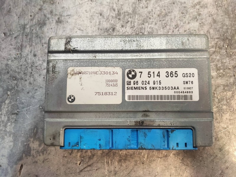 Recambio de centralita cambio automatico para bmw serie 3 berlina (e46) 320d referencia OEM IAM 5WK33503AA 7514365 96024915