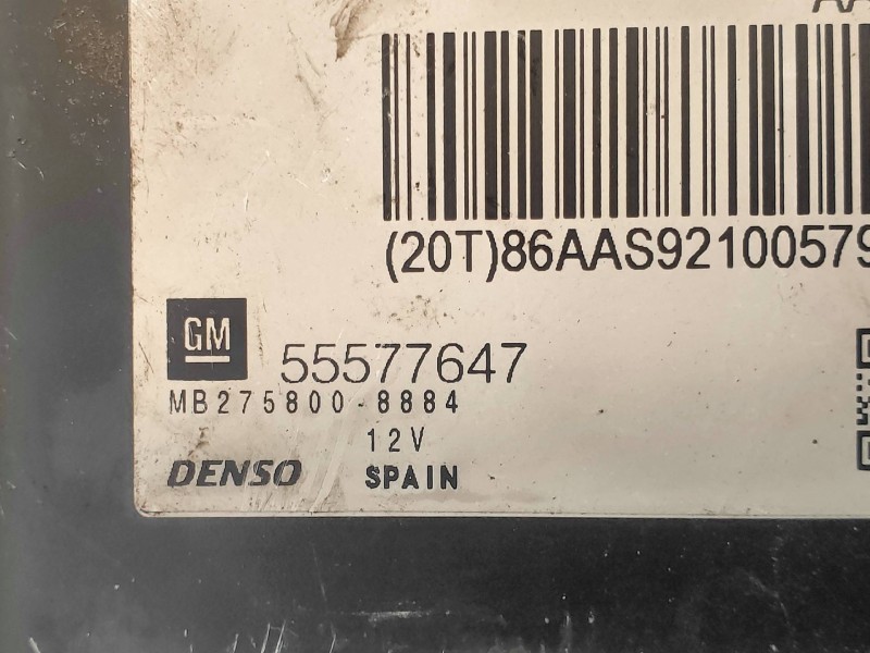 Recambio de centralita motor uce para opel astra j lim. cosmo referencia OEM IAM 55577647 MB2758008884 AAS9
