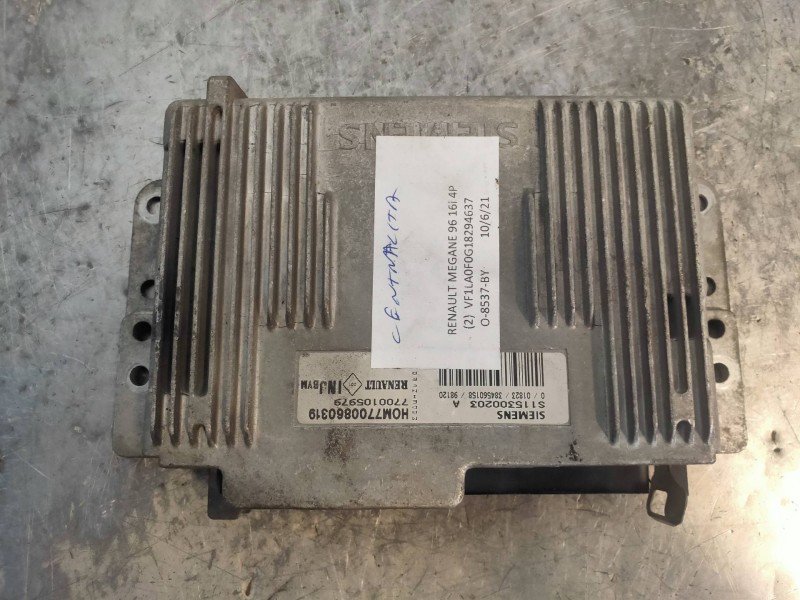 Recambio de centralita motor uce para renault megane i classic (la0) 1.6e rn referencia OEM IAM S115300203A HOM7700860319 770010