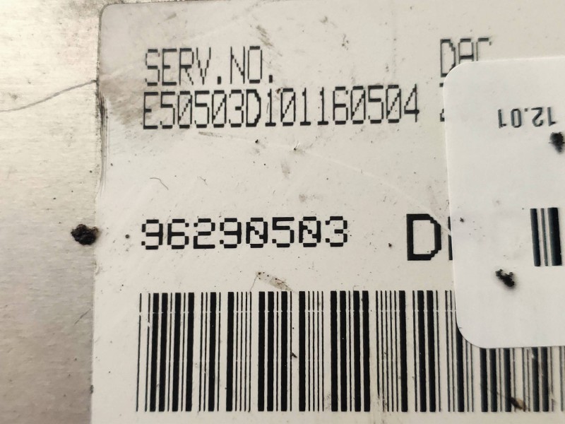 Recambio de centralita motor uce para daewoo nubira berlina cd referencia OEM IAM 96290503  