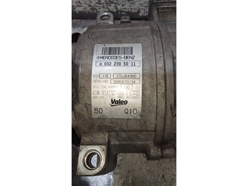 Recambio de compresor aire acondicionado para mercedes clase glk (w204) glk glk 220 cdi be (204.902) referencia OEM IAM A0022305