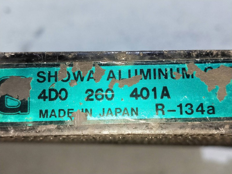 Recambio de condensador / radiador aire acondicionado para audi a8 (d2) 3.7 v8 32v referencia OEM IAM 4D0260401A  