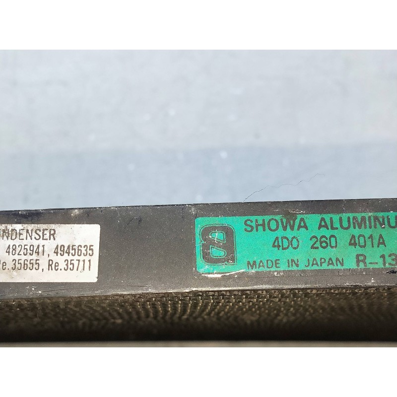Recambio de condensador / radiador aire acondicionado para audi a8 (d2) 4.2 v8 40v cat (aru) referencia OEM IAM 4D0260401A 48259
