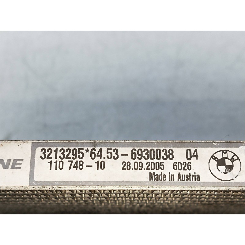Recambio de condensador / radiador aire acondicionado para bmw serie 1 berlina (e81/e87) 116i referencia OEM IAM 3213295 6930038