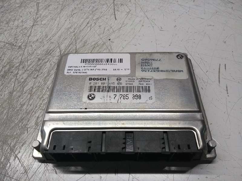 Recambio de centralita motor uce para bmw serie 3 berlina (e46) 320d referencia OEM IAM 0281001445 7785098 13617788359 Recambio de centralita motor uce para bmw serie 3 berlina (e46) 320d referencia OEM IAM 0281001445 7785098 13617788359