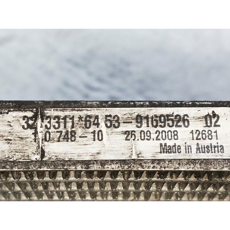 Recambio de condensador / radiador aire acondicionado para bmw serie 1 berlina (e81/e87) 118d referencia OEM IAM 9169526  