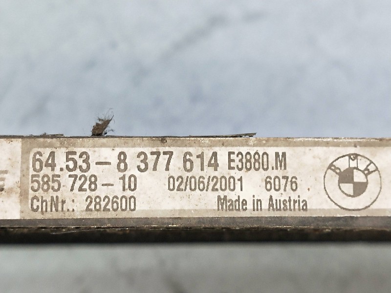 Recambio de condensador / radiador aire acondicionado para bmw serie 3 coupe (e46) 3.0 24v cat referencia OEM IAM 64538377614  