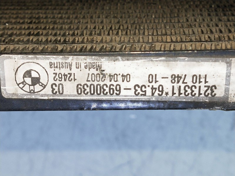 Recambio de condensador / radiador aire acondicionado para bmw serie 3 berlina (e90) 318d referencia OEM IAM 6930039 3213311 