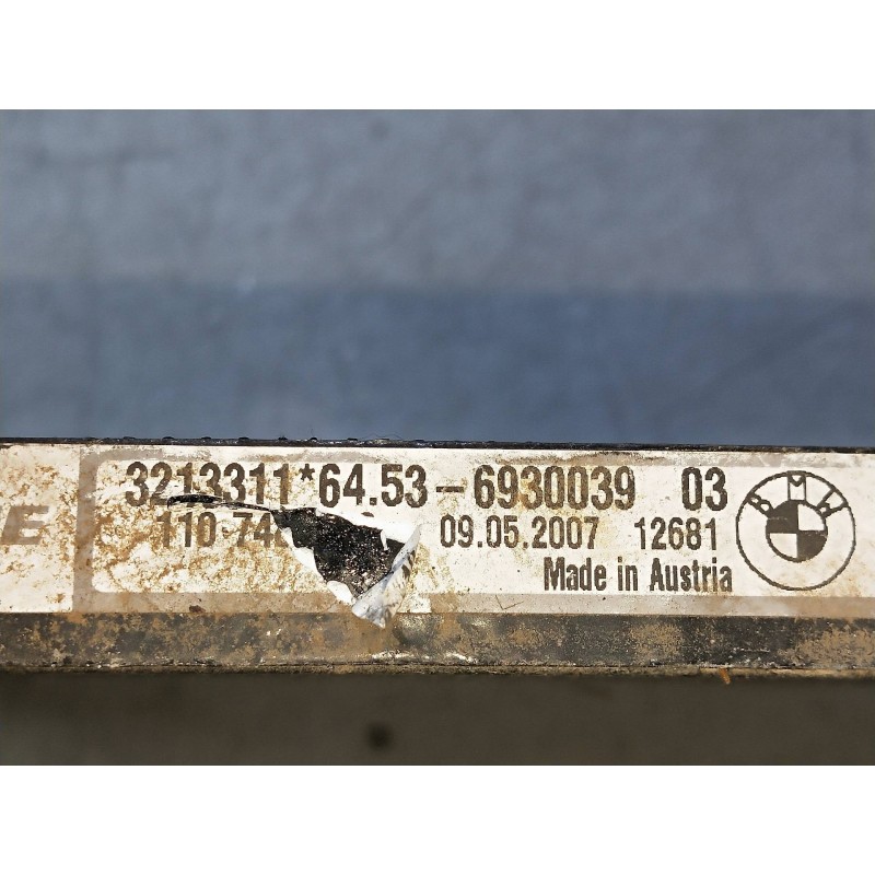 Recambio de condensador / radiador aire acondicionado para bmw serie 3 coupe (e92) 320d referencia OEM IAM 6930039 3213311 