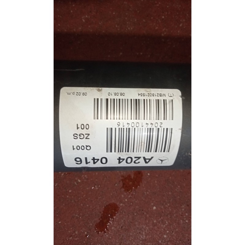 Recambio de transmision central para mercedes clase glk (w204) glk glk 220 cdi be (204.902) referencia OEM IAM A2040416  