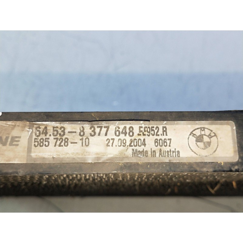 Recambio de condensador / radiador aire acondicionado para bmw x3 (e83) 2.0 16v diesel cat referencia OEM IAM 8377648  