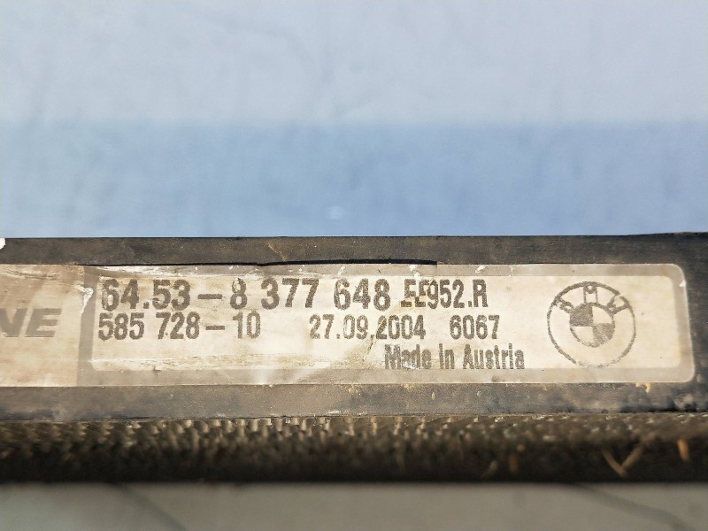 Recambio de condensador / radiador aire acondicionado para bmw x3 (e83) 2.0 16v diesel cat referencia OEM IAM 8377648  