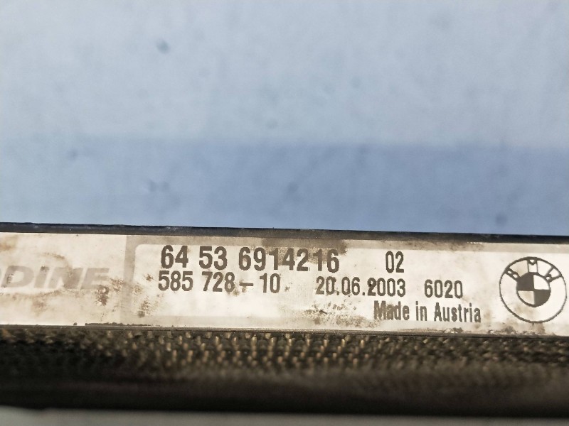 Recambio de condensador / radiador aire acondicionado para bmw x5 (e53) 3.0 24v turbodiesel cat referencia OEM IAM 64536914216  