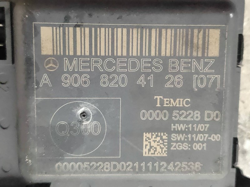 Recambio de modulo electronico para mercedes sprinterii caja cerrada (desde 01.06) 216 (906.613) referencia OEM IAM A9068204126 