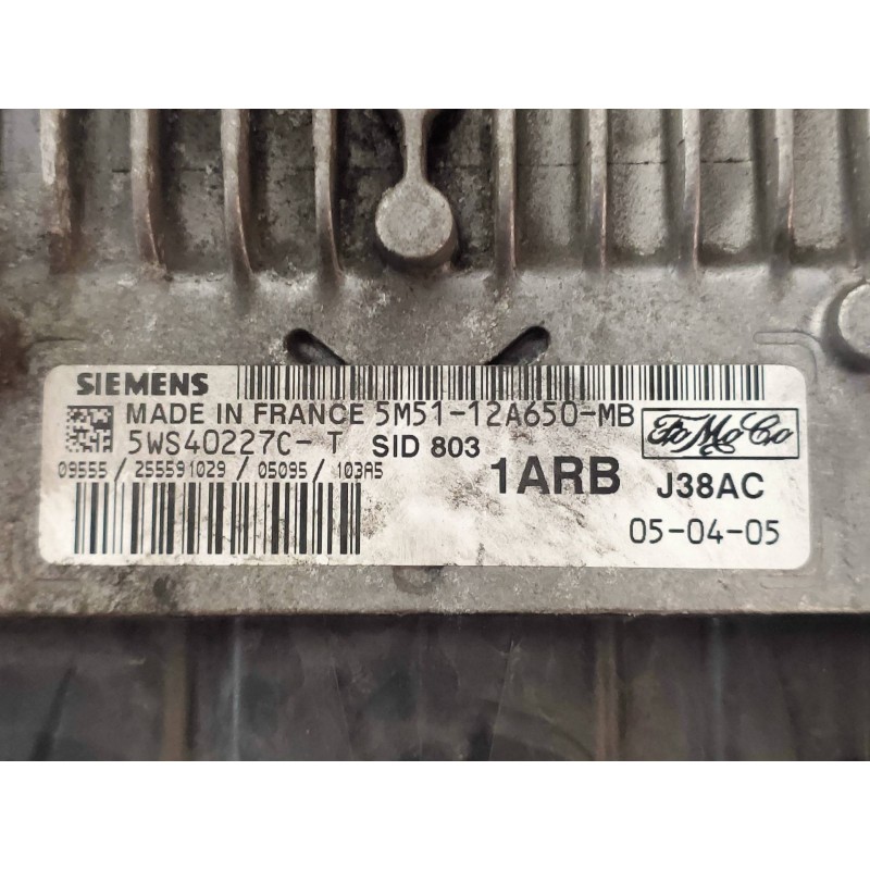 Recambio de centralita motor uce para ford focus berlina (cap) ghia referencia OEM IAM 5WS40227CT 5M5112A650MB 1ARB SID803