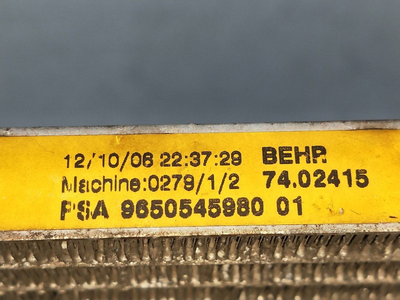 Recambio de condensador / radiador aire acondicionado para citroen c4 berlina 1.6 16v cat (nfu / tu5jp4) referencia OEM IAM 9650