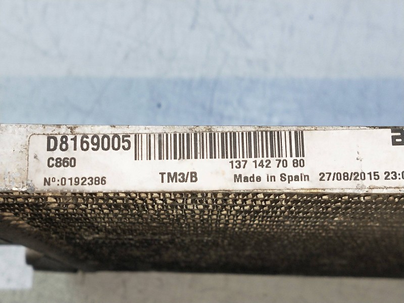 Recambio de condensador / radiador aire acondicionado para citroen jumper caja cerrada (06.2006 =>) 2.2 hdi fap cat referencia O
